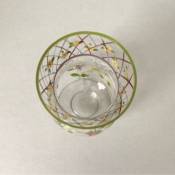 Tracy Porter Pedestal Vase Vintage Hand-Painted - Picture 2 of 4